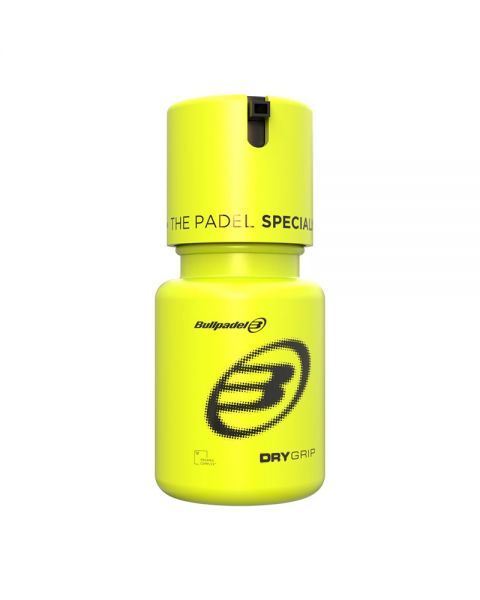Een klein rond potje met schroefdeksel en een gele wikkel